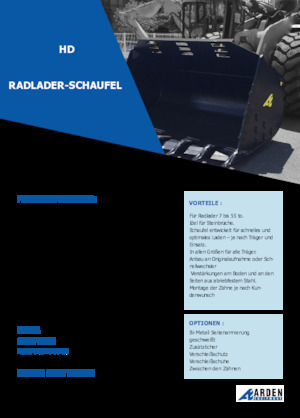 Ківш колісного навантажувача Arden L71HD