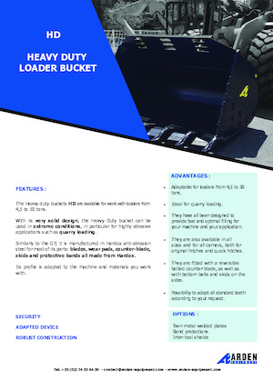 Ківш колісного навантажувача Arden L71HD