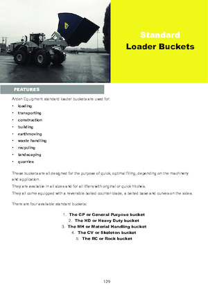 Ківш колісного навантажувача Arden L31GP