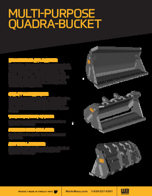 Ківш колісного навантажувача Werk-Brau QB821L