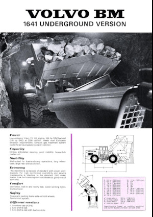 Колісні навантажувачі Volvo 1641