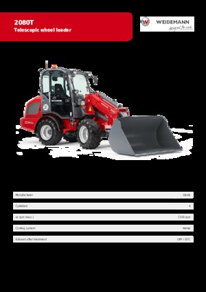 Колісні навантажувачі Weidemann 2080 T