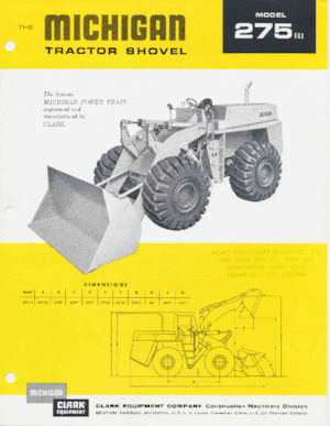 Колісні навантажувачі Clark Michigan 275
