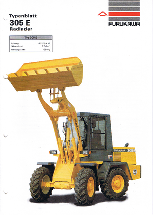 Колісні навантажувачі Furukawa 305 E