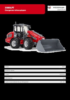 Колісні навантажувачі Weidemann 3080 LP T 