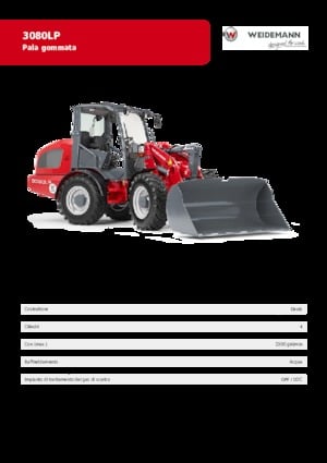Колісні навантажувачі Weidemann 3080 LP 