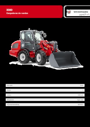 Колісні навантажувачі Weidemann 3080