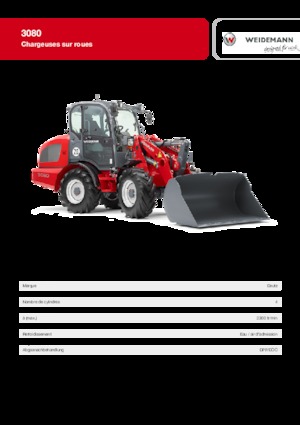 Колісні навантажувачі Weidemann 3080
