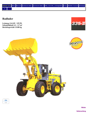 Колісні навантажувачі Furukawa 335 II