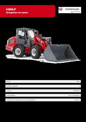 Колісні навантажувачі Weidemann 4080 LP 