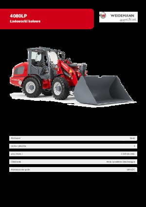 Колісні навантажувачі Weidemann 4080 LP 