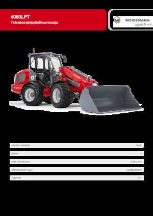 Колісні навантажувачі Weidemann 4080 LP T 