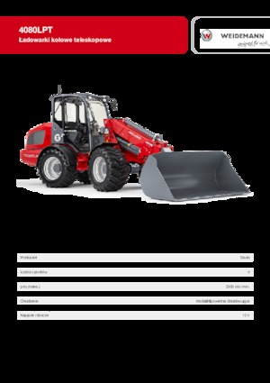 Колісні навантажувачі Weidemann 4080 LP T 