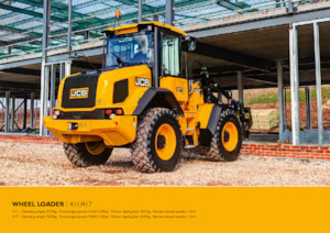 Колісні навантажувачі JCB 417 HT