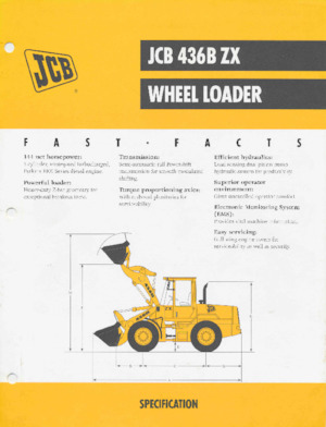 Колісні навантажувачі JCB 436 B ZX