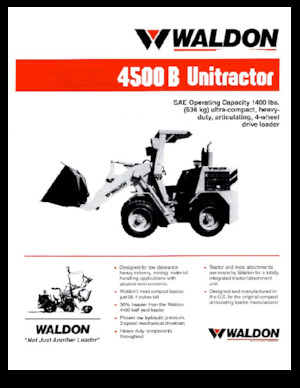 Колісні навантажувачі Waldon 4500B