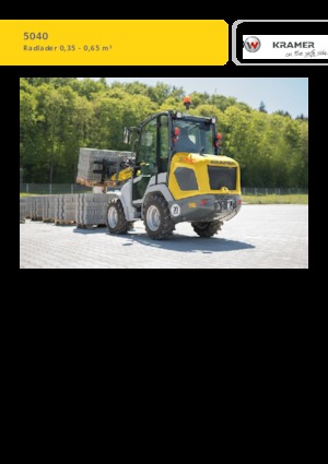 Колісні навантажувачі Kramer 5040