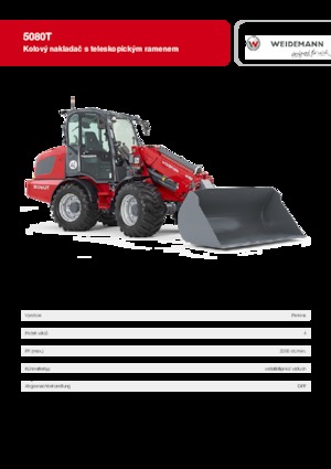 Колісні навантажувачі Weidemann 5080 T