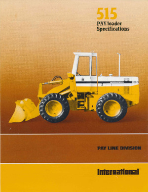 Колісні навантажувачі International Harvester 515