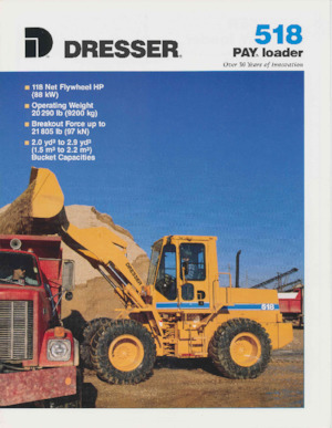 Колісні навантажувачі Dresser 518
