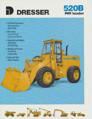 Колісні навантажувачі Dresser 520 B