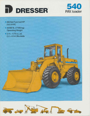 Колісні навантажувачі Dresser 540