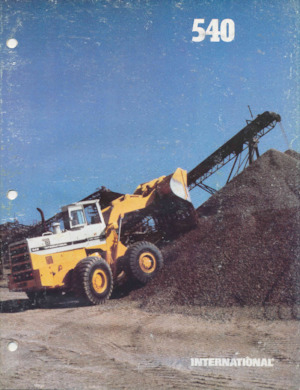 Колісні навантажувачі International Harvester 540