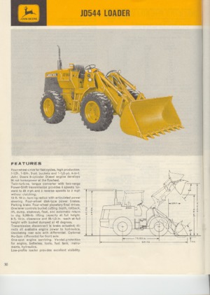 Колісні навантажувачі John Deere Construction 544