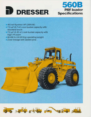 Колісні навантажувачі Dresser 560 B