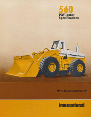 Колісні навантажувачі International Harvester 560