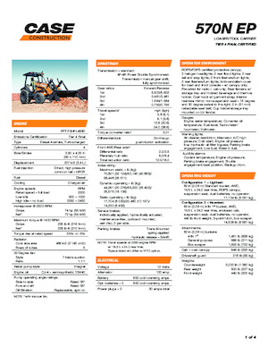 Колісні навантажувачі Case 570N EP