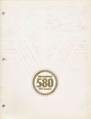 Колісні навантажувачі International Harvester 580