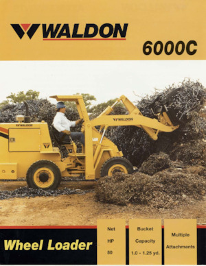 Колісні навантажувачі Waldon 6000C