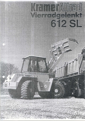 Колісні навантажувачі Kramer 612 SL