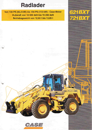 Колісні навантажувачі Case 721 B XT