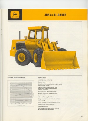 Колісні навантажувачі John Deere Construction 644-B