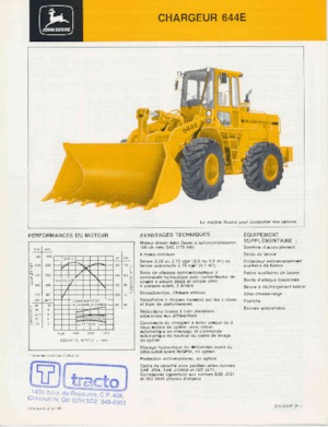 Колісні навантажувачі John Deere Construction 644 E