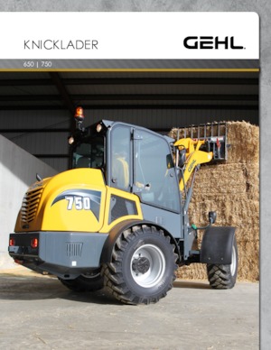 Колісні навантажувачі Gehl AL750
