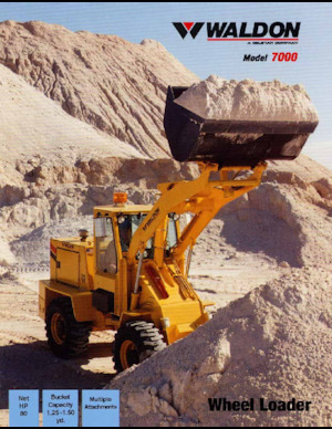 Колісні навантажувачі Waldon 7000
