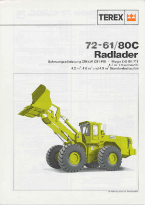 Колісні навантажувачі Terex 72-61/80 C