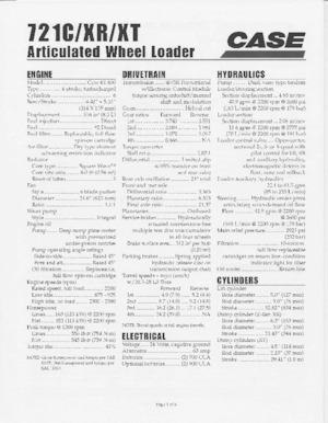 Колісні навантажувачі Case 721 CXT