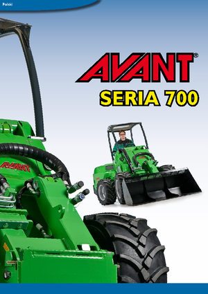 Колісні навантажувачі Avant Tecno Avant 750