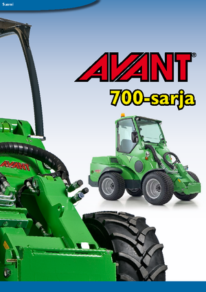 Колісні навантажувачі Avant Tecno Avant 750