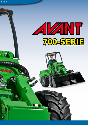 Колісні навантажувачі Avant Tecno Avant 750