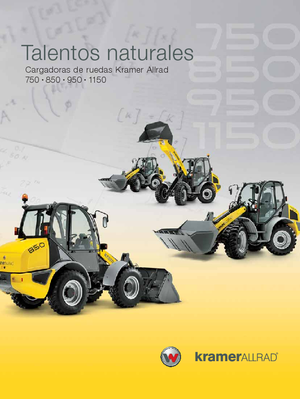 Колісні навантажувачі Kramer 750
