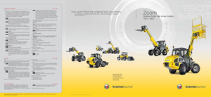 Колісні навантажувачі Kramer 750 T