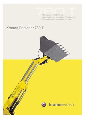 Колісні навантажувачі Kramer 780 T