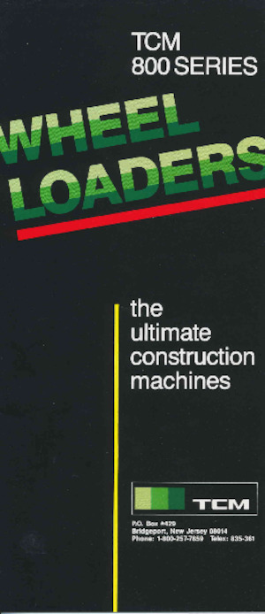 Колісні навантажувачі TCM 840