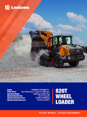 Колісні навантажувачі Liugong 820T