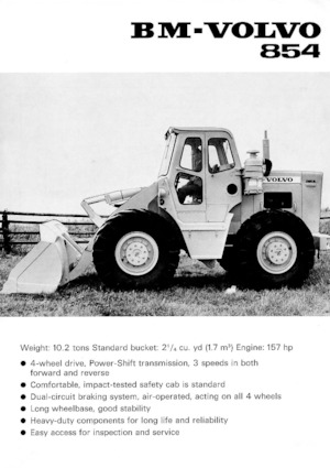 Колісні навантажувачі Volvo 854